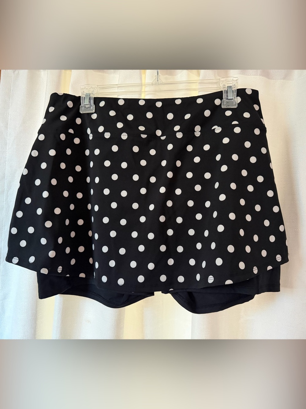 NWOT | Cynthia Rowley | Polka Dot Skort with Built-In Shorts | XL